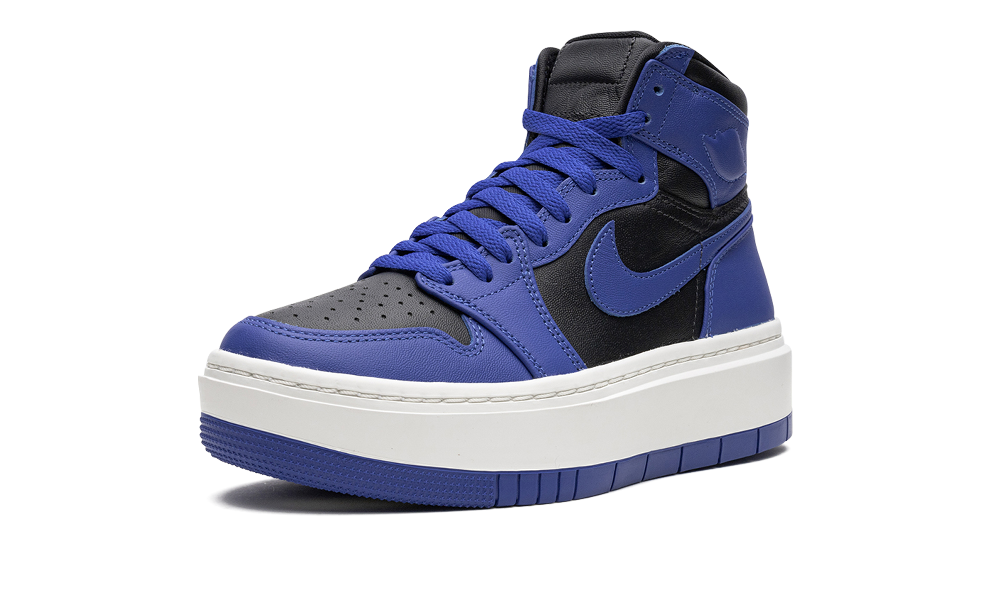 jordan 1 elevate high hyper royal women s+DN3253-204+left diagnol single view