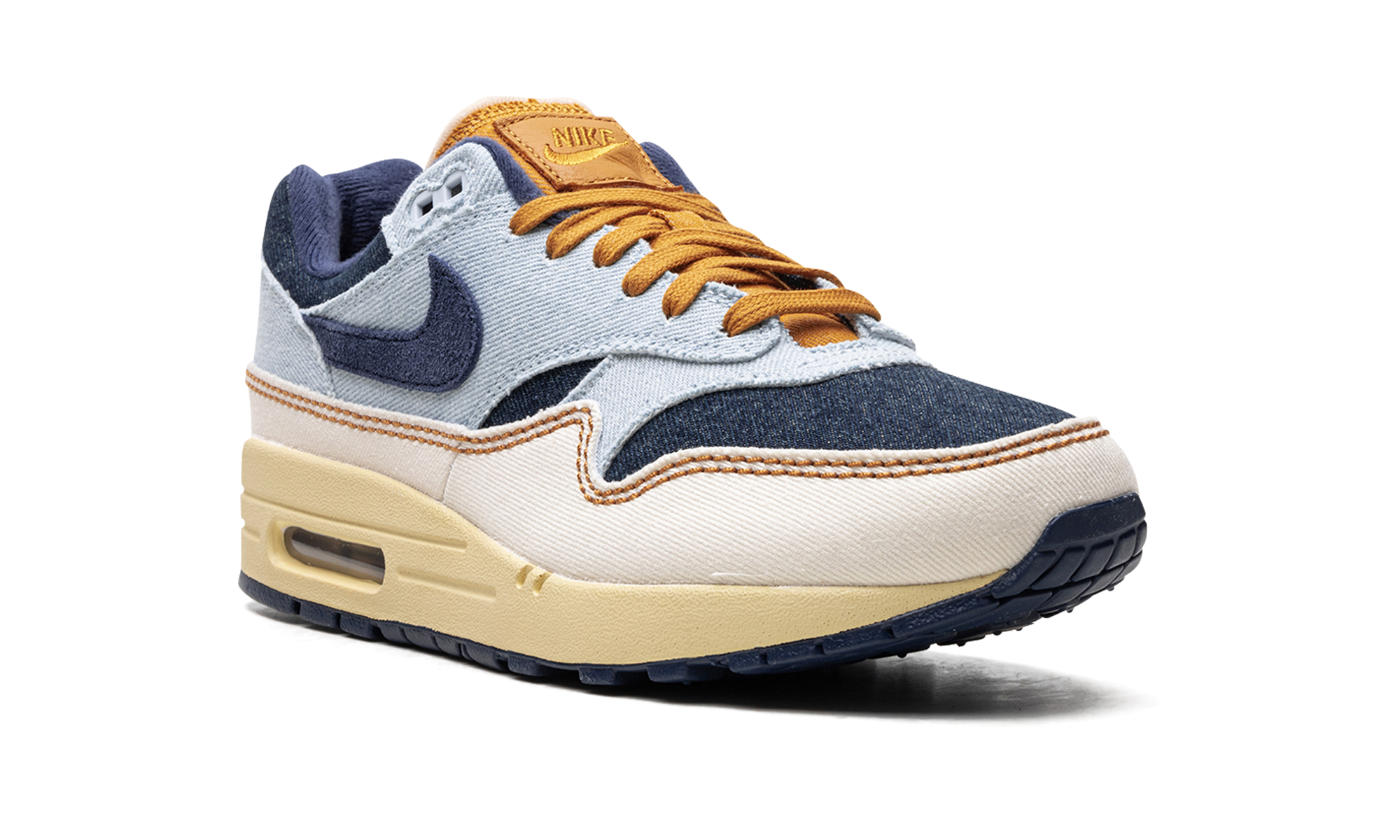 nike air max 1 87 denim aura women s+FQ8900-440+diagnol right view