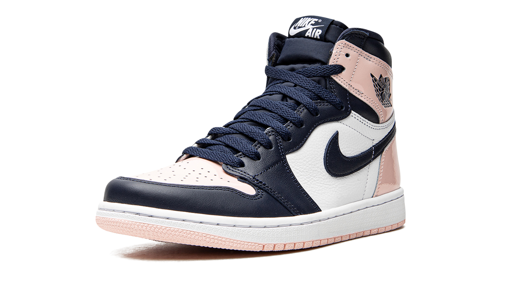 jordan 1 retro high og atmosphere women s+DD9335-641+left diagnol single view
