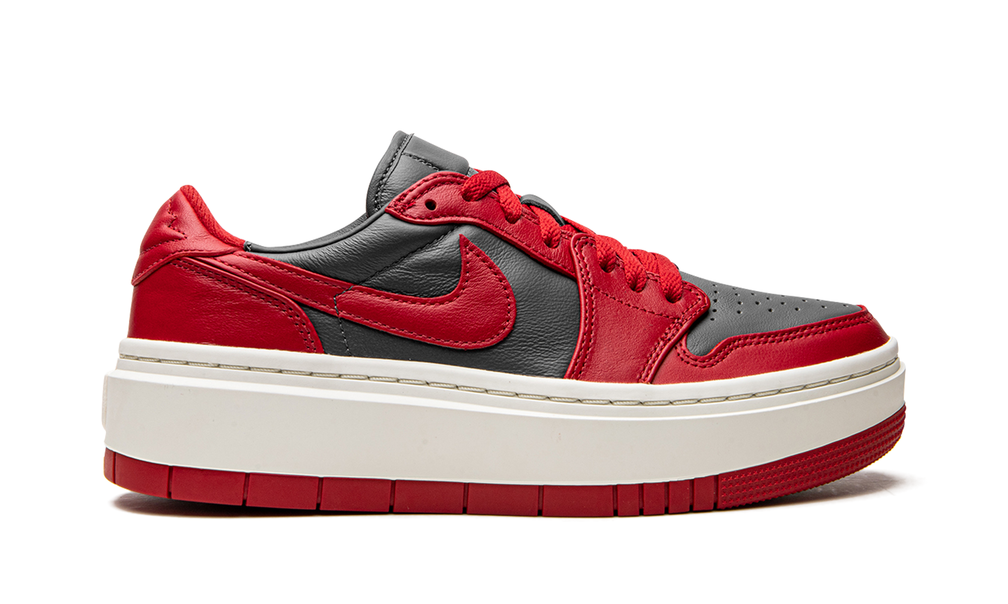 jordan 1 elevate low dark grey varsity red women s+DH7004-006+right view