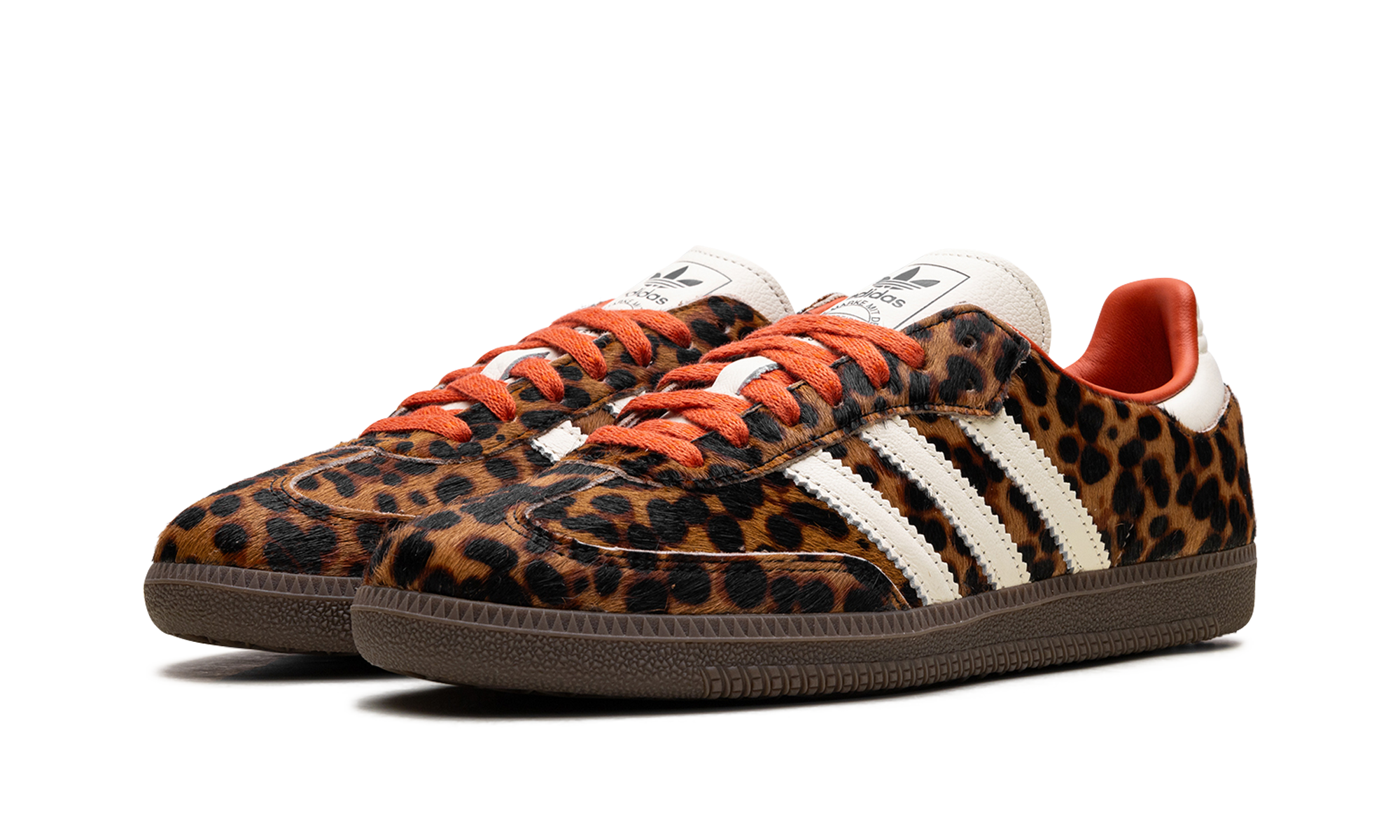 adidas samba og preloved red leopard women s+JI2734+diagnol left view