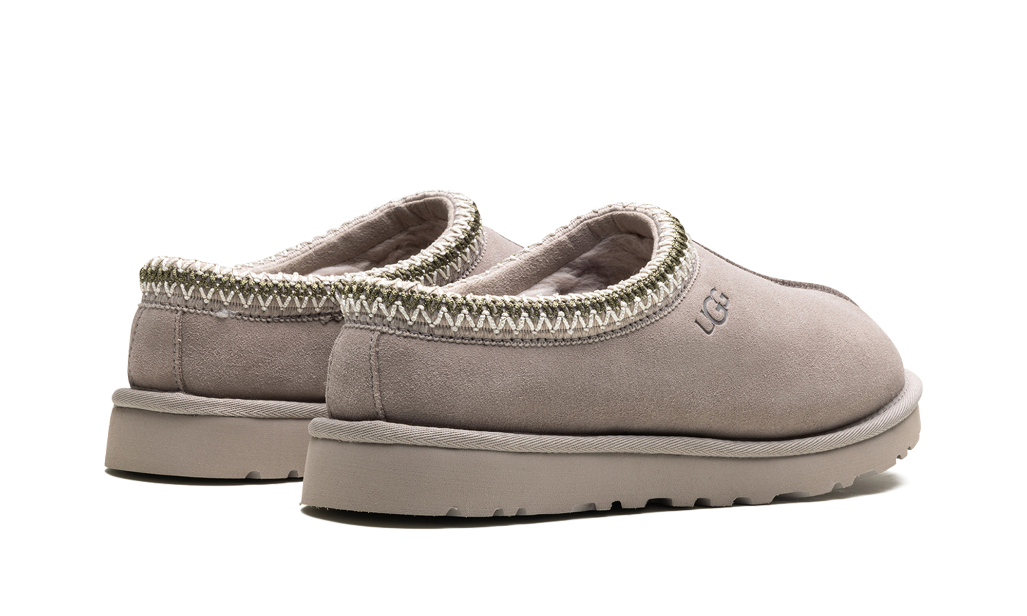 ugg tasman slipper oyster+5950-OYS+diagnol right behind view