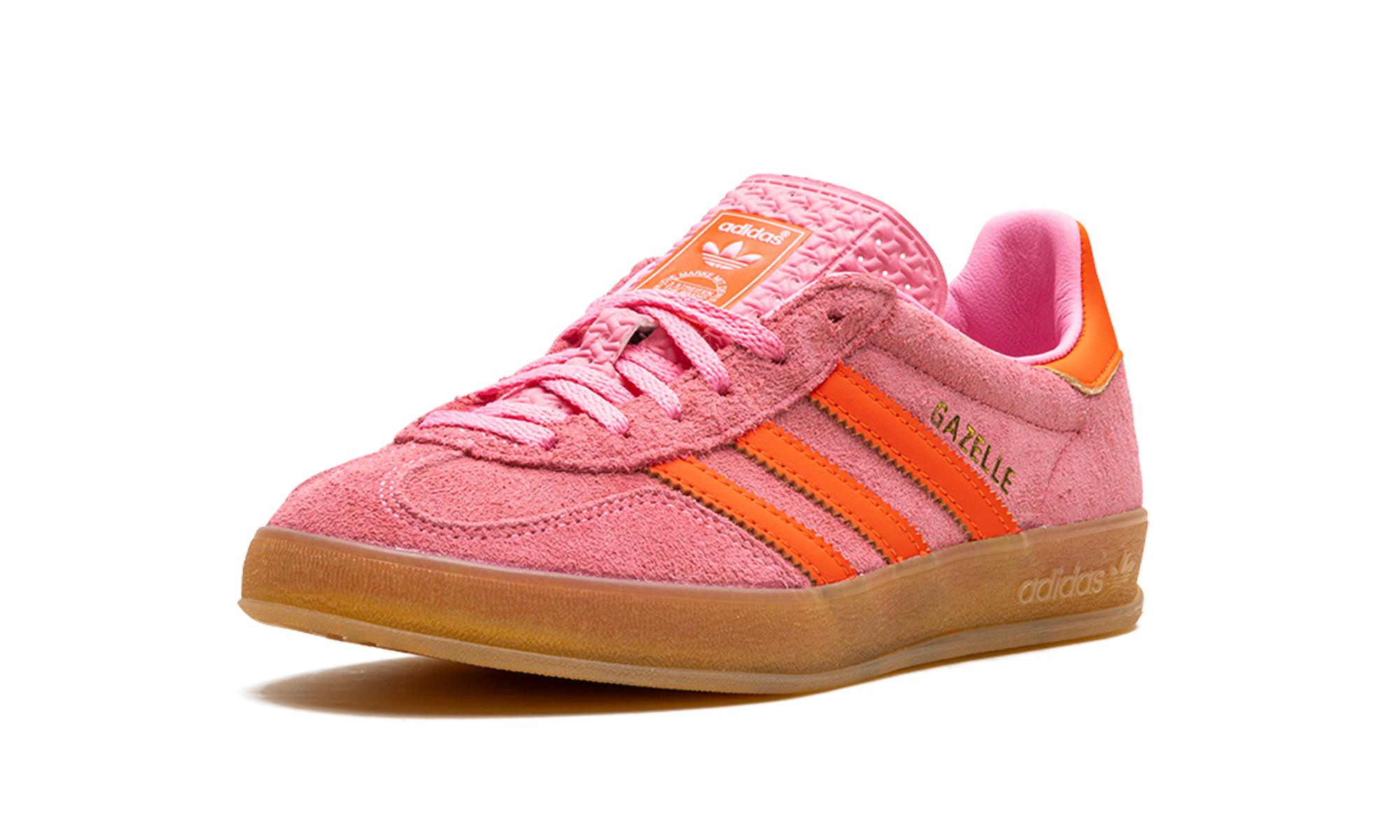 adidas gazelle indoor beam pink women s+IE1058+left diagnol single view