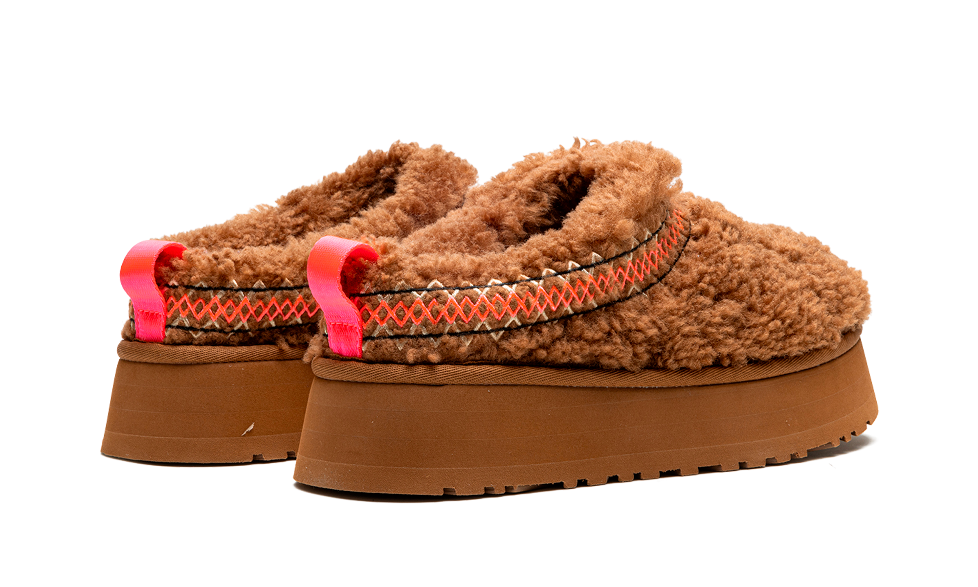 ugg tazz slipper heritage braid hardwood women s+1143976-HWD+diagnol right behind view