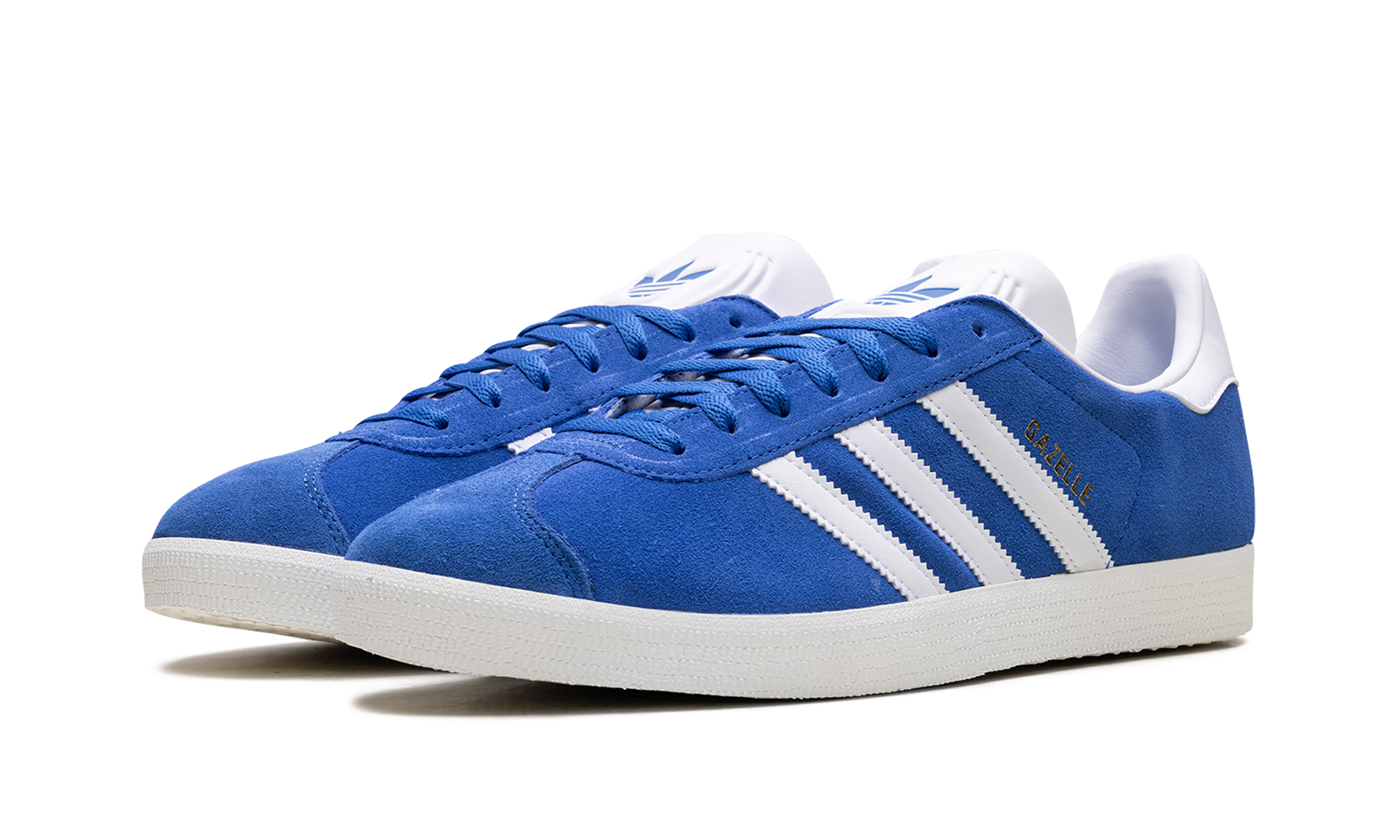 adidas gazelle blue cloud white+IG2093+diagnol left view