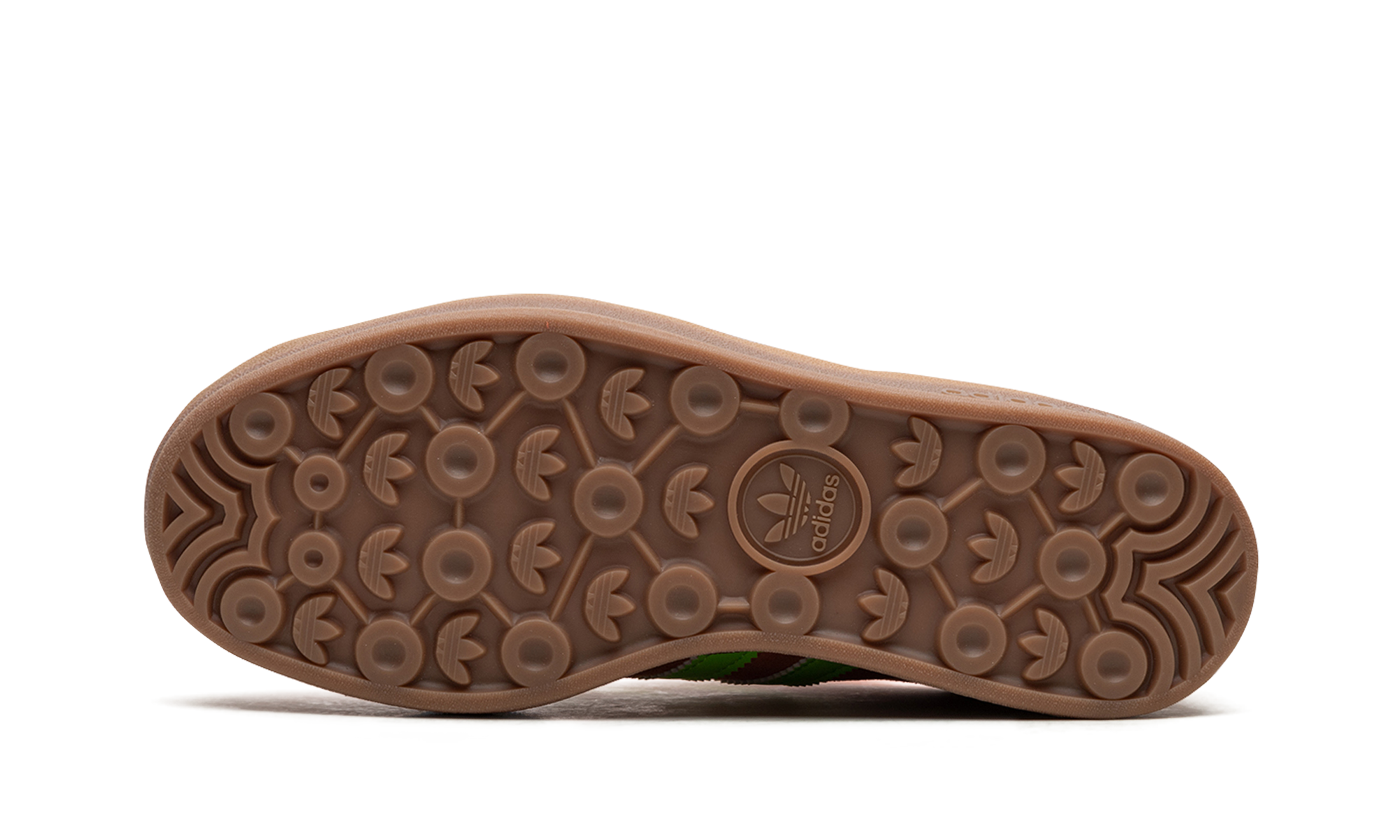 adidas gazelle bold solar orange solar green women s+H06126+bottom view