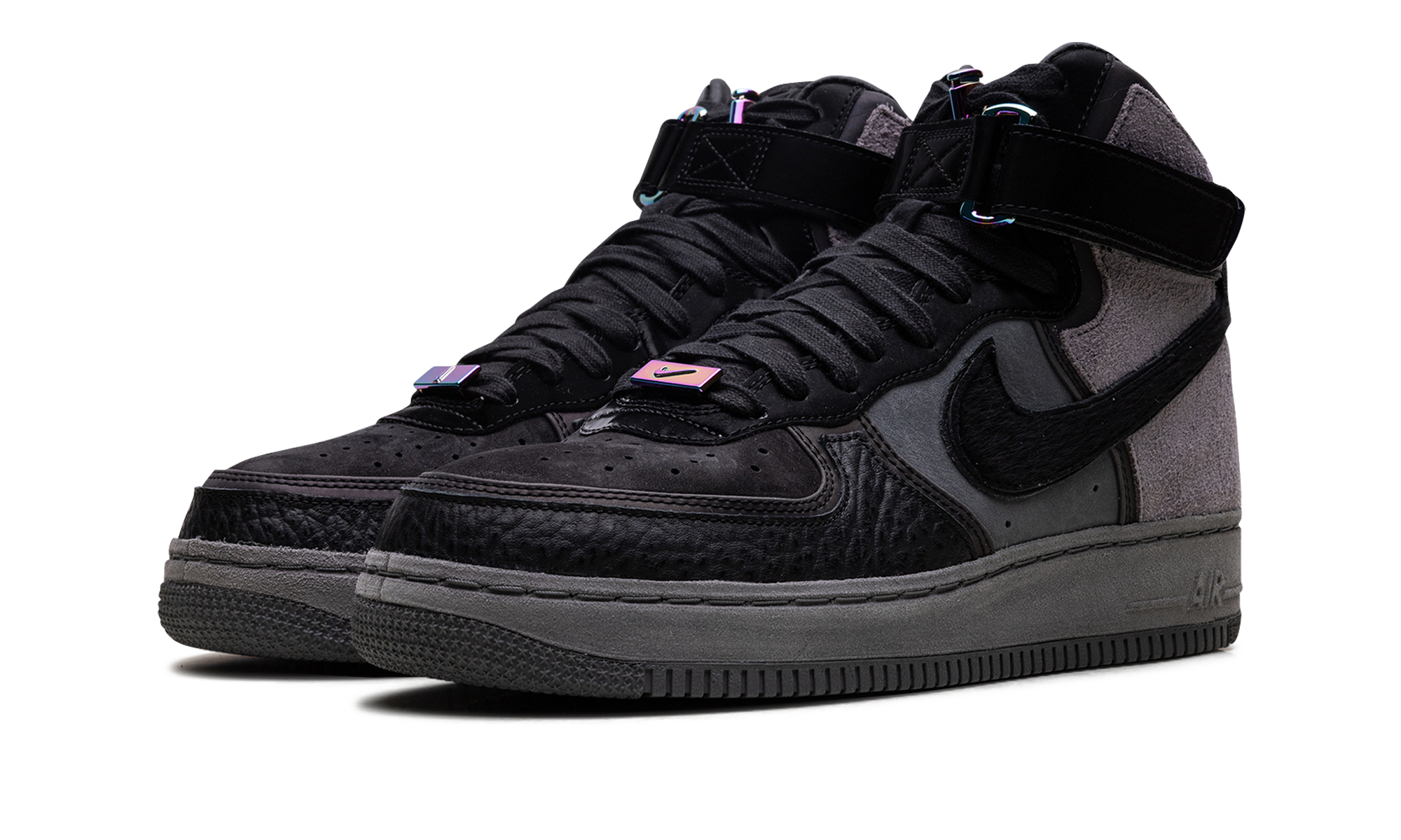 nike air force 1 high a ma maniere hand wash cold+CT6665-001+diagnol left view