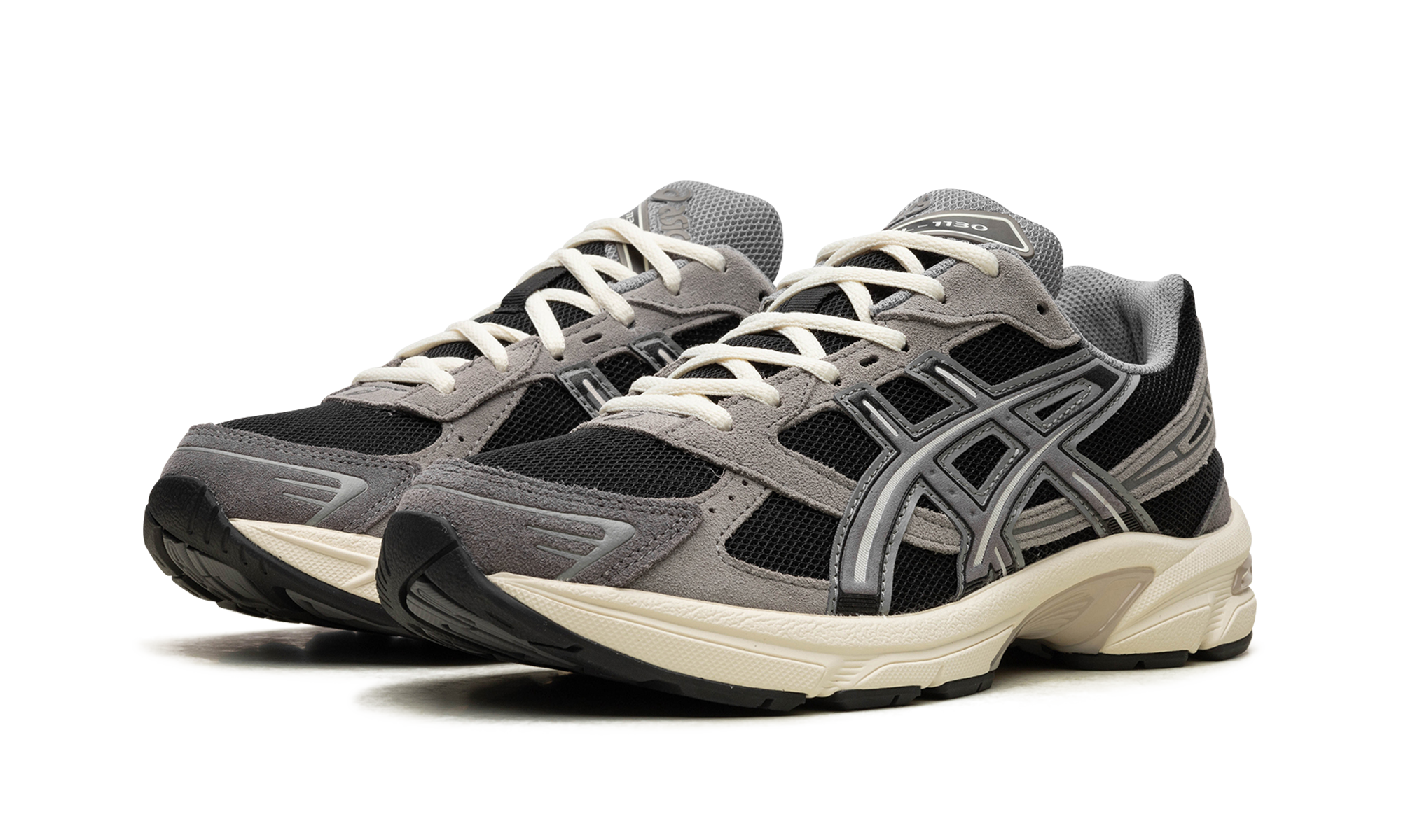 asics gel 1130 black carbon+1201A255-004+diagnol left view