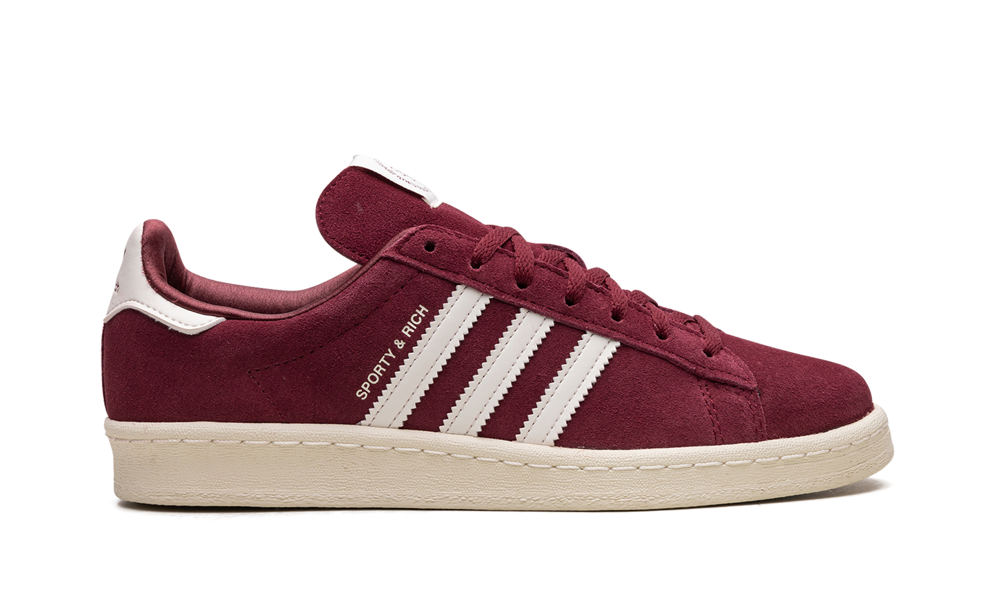 adidas campus 80s sporty rich merlot cream+HQ6074+right view
