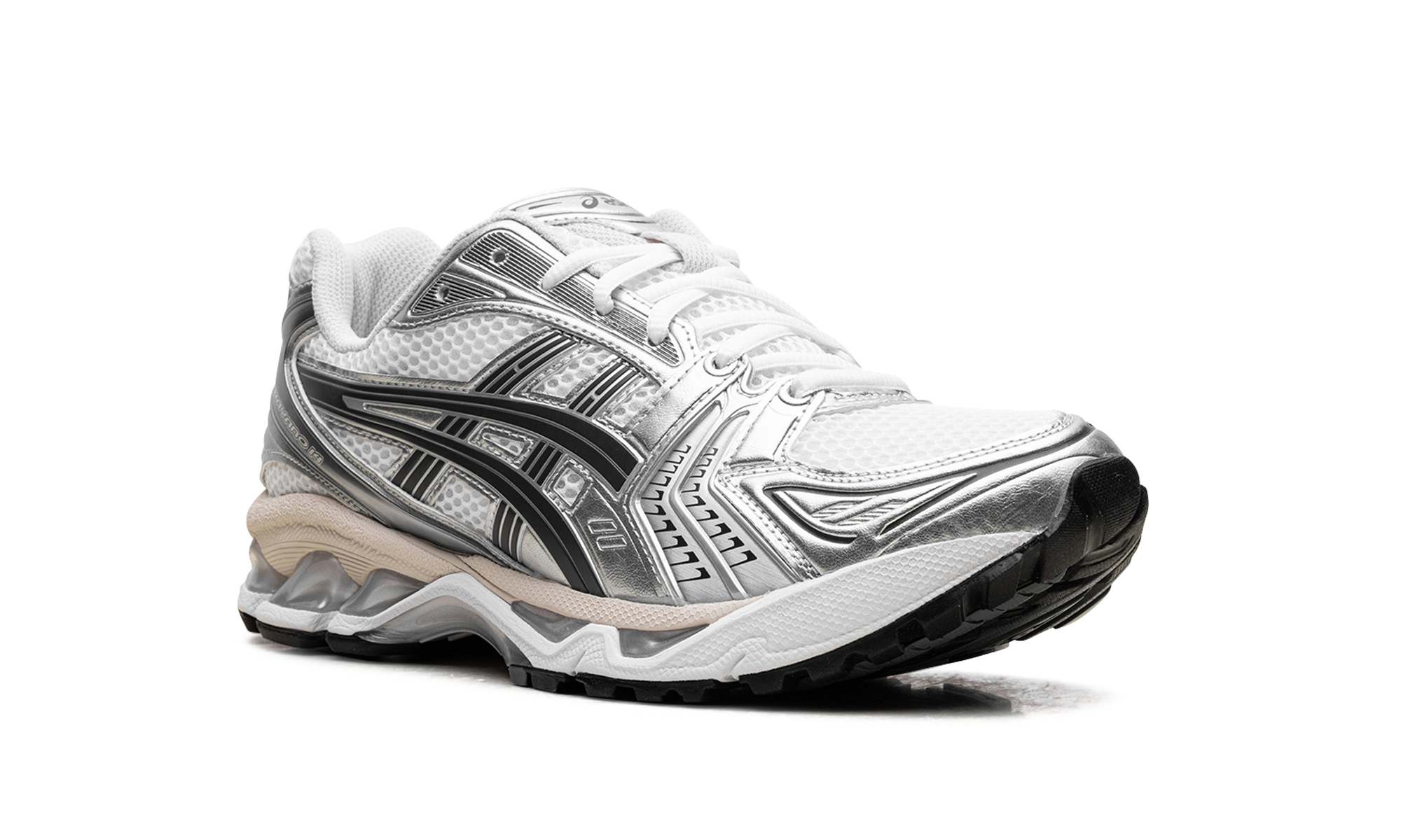 asics gel kayano 14 white graphite grey+1203A537-110+diagnol right view