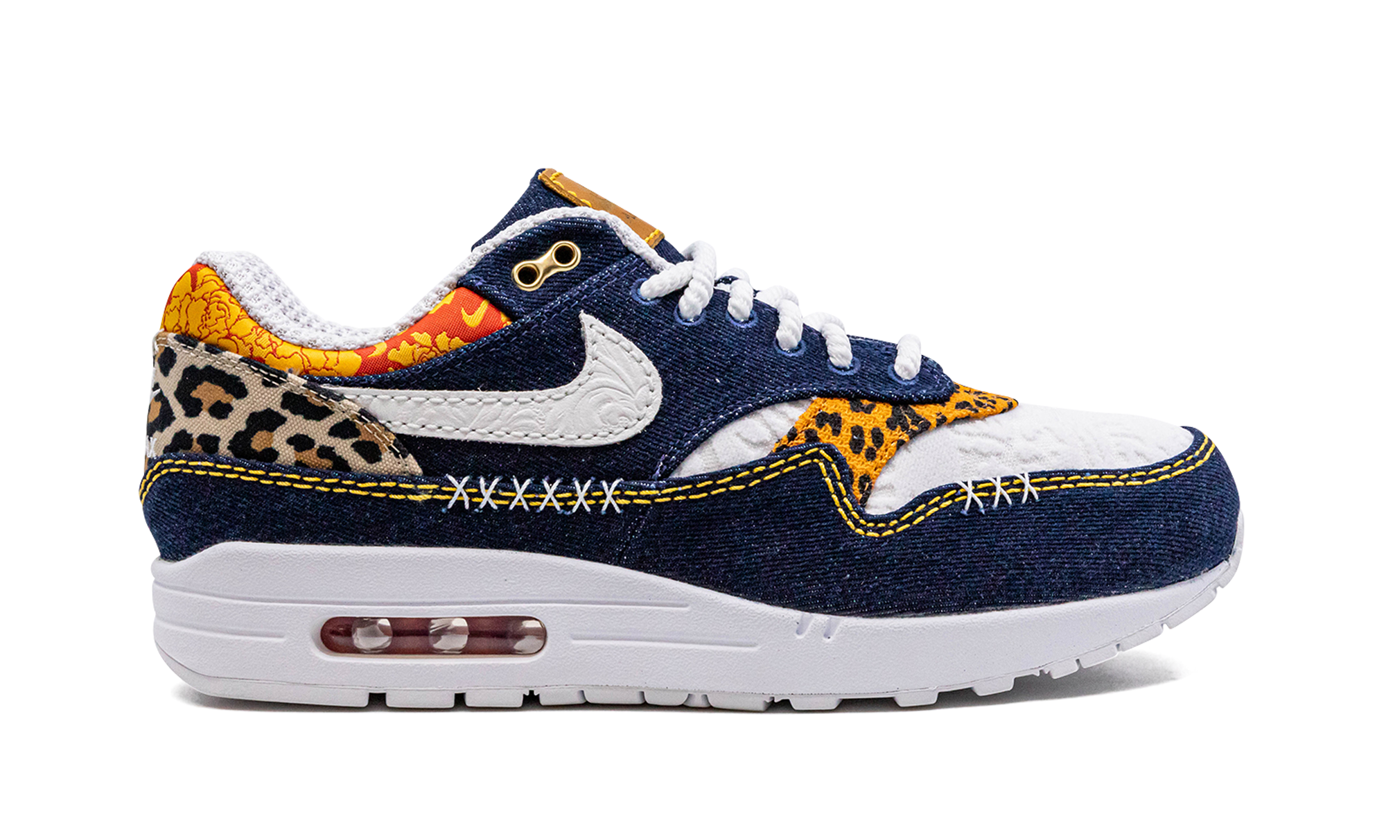 nike air max 1 premium denim leopard+FJ4452-432+right view