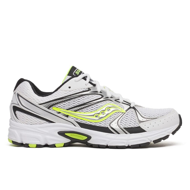 Saucony Ride Millennium White Silver Yellow