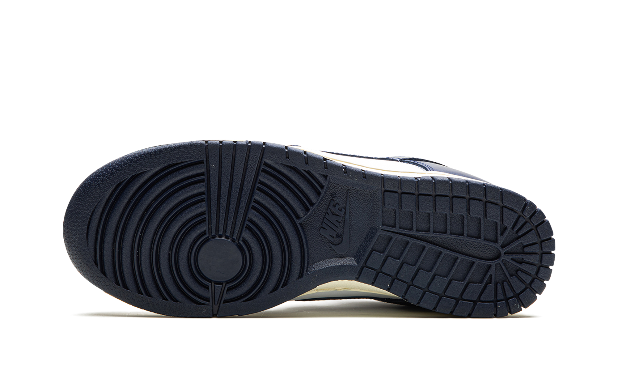 nike dunk low prm vintage navy women s+FN7197-100+bottom view
