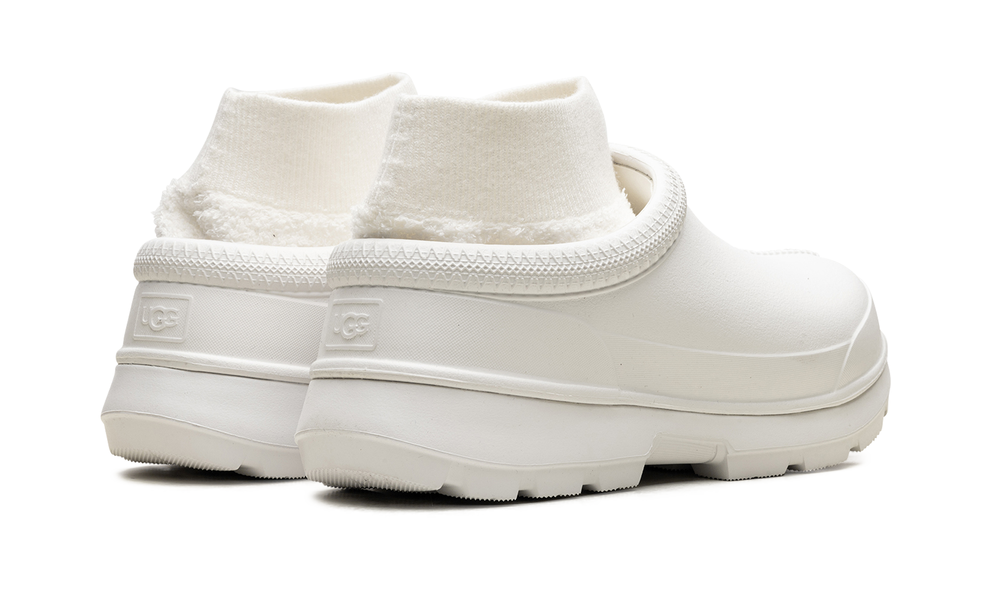 ugg tasman x slipper bright white women s+1125730-BRWH+diagnol right behind view