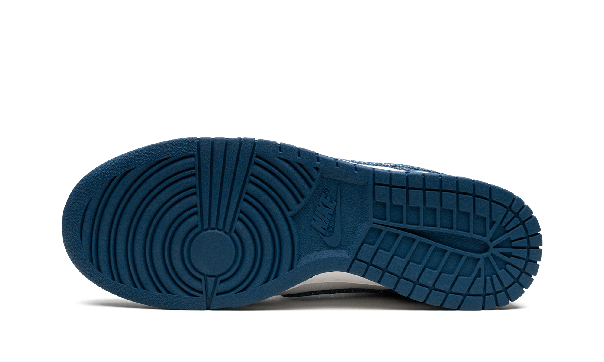nike dunk low industrial blue sashiko+DV0834-101+bottom view