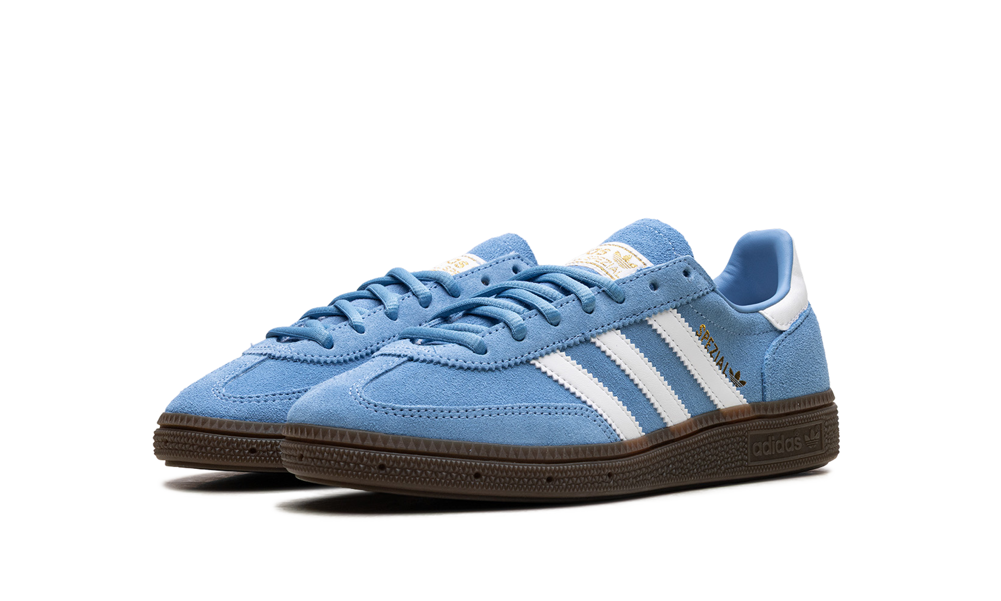 adidas handball spezial light blue cloud white gs+JI2902+diagnol left view