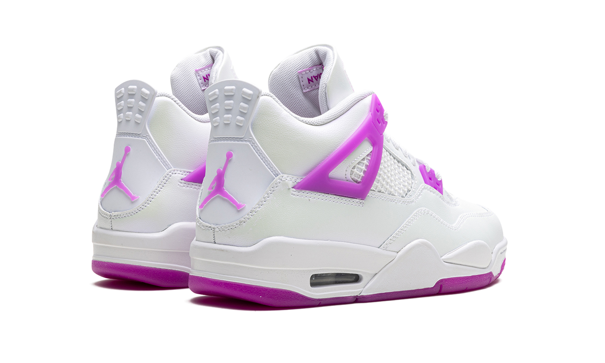 jordan 4 retro hyper violet gs+FQ1314-151+diagnol right behind view