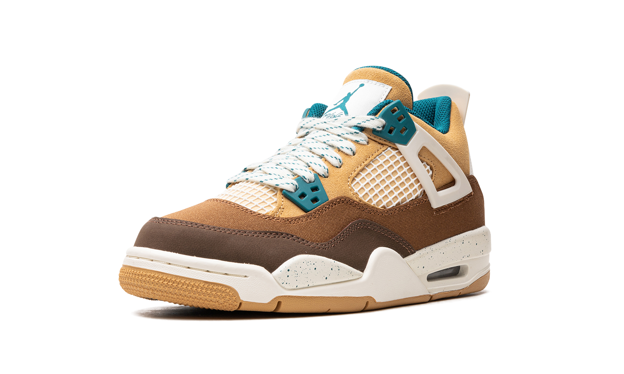 jordan 4 retro cacao wow gs+FB2214-200+left diagnol single view