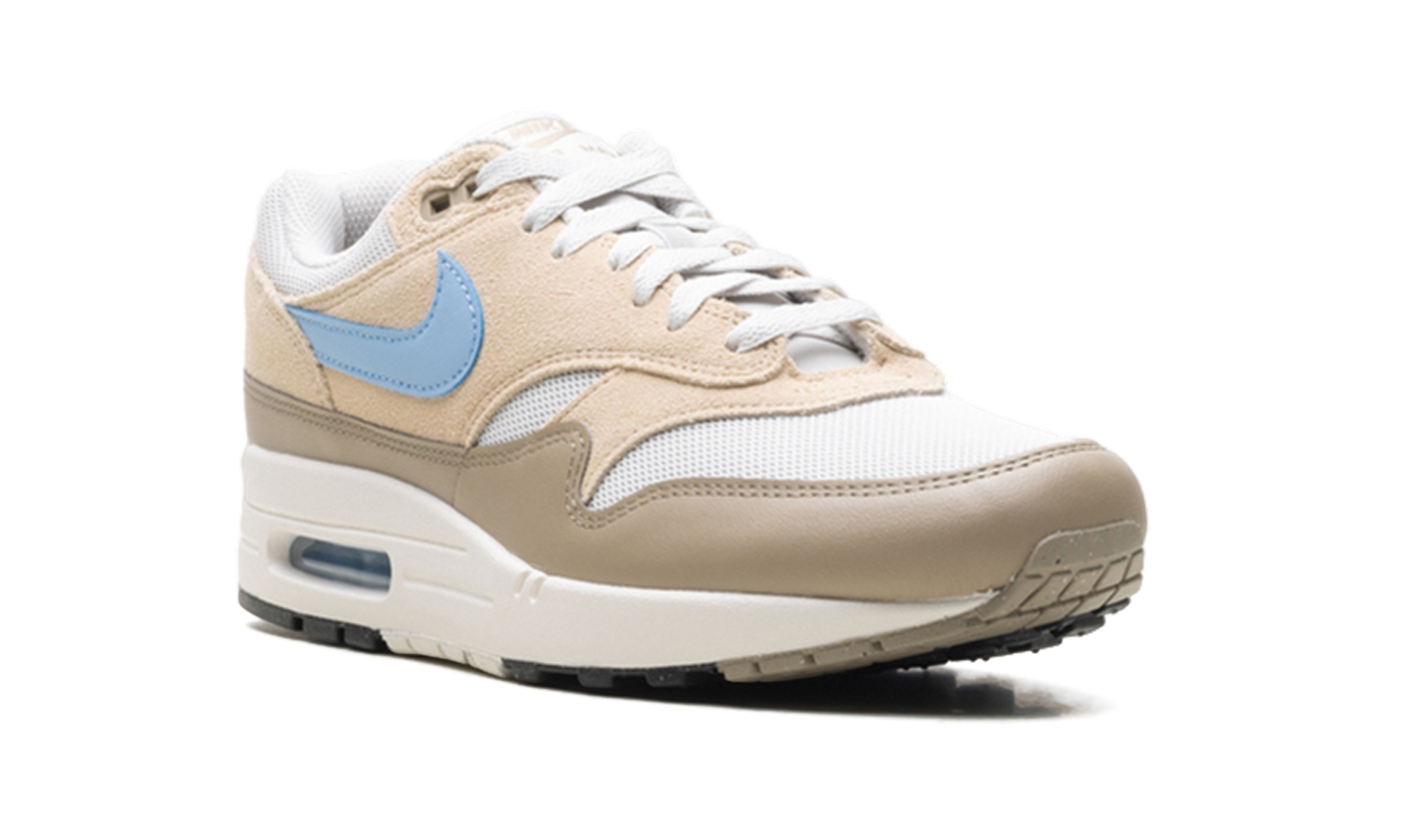 nike air max 1 essential light bone psychic blue+FZ5808-009+diagnol right view
