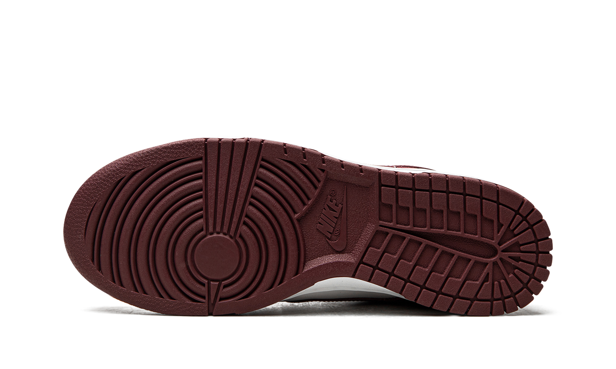 nike dunk low bordeaux women s+DD1503-108+bottom view