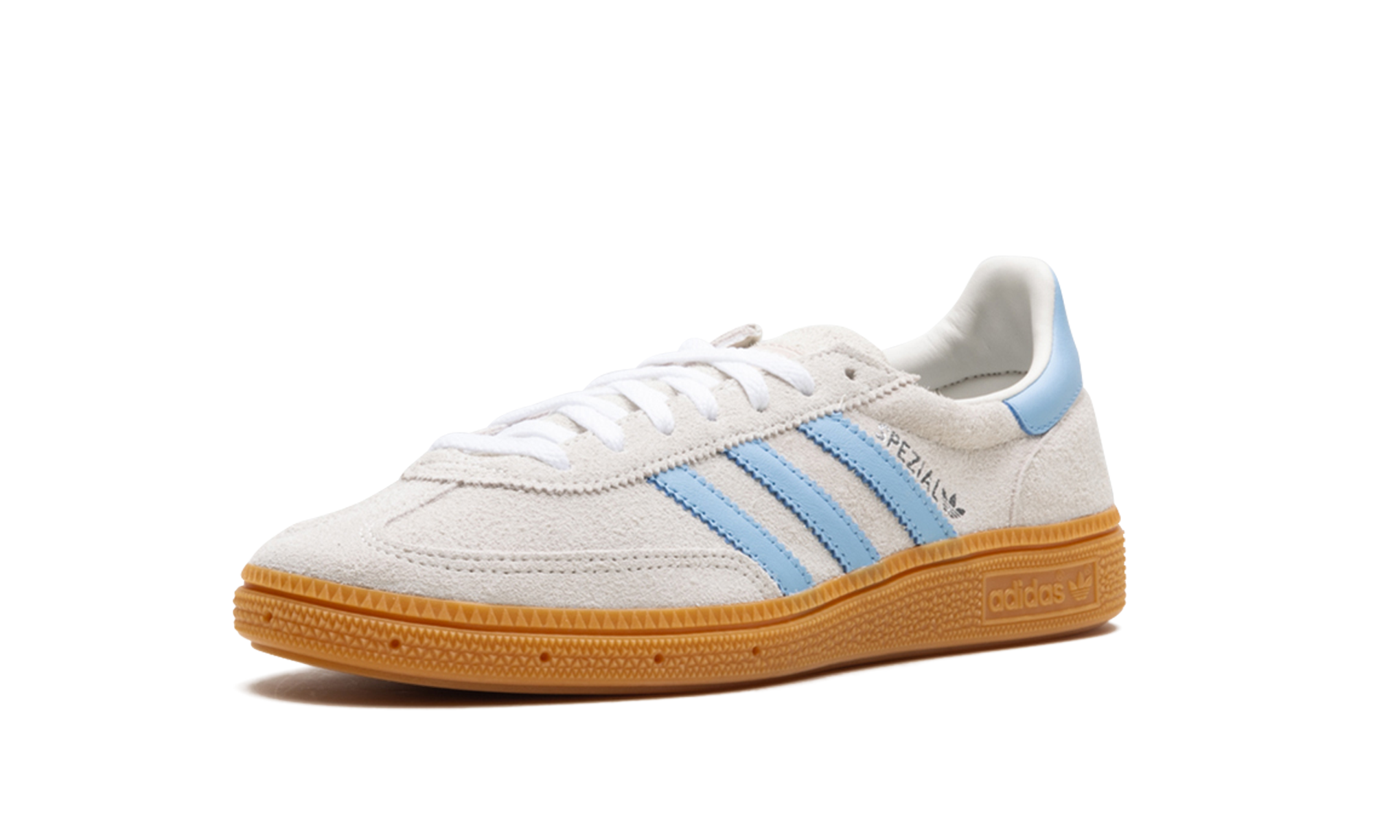 adidas handball spezial alumina clear sky women s+JS0241+left diagnol single view