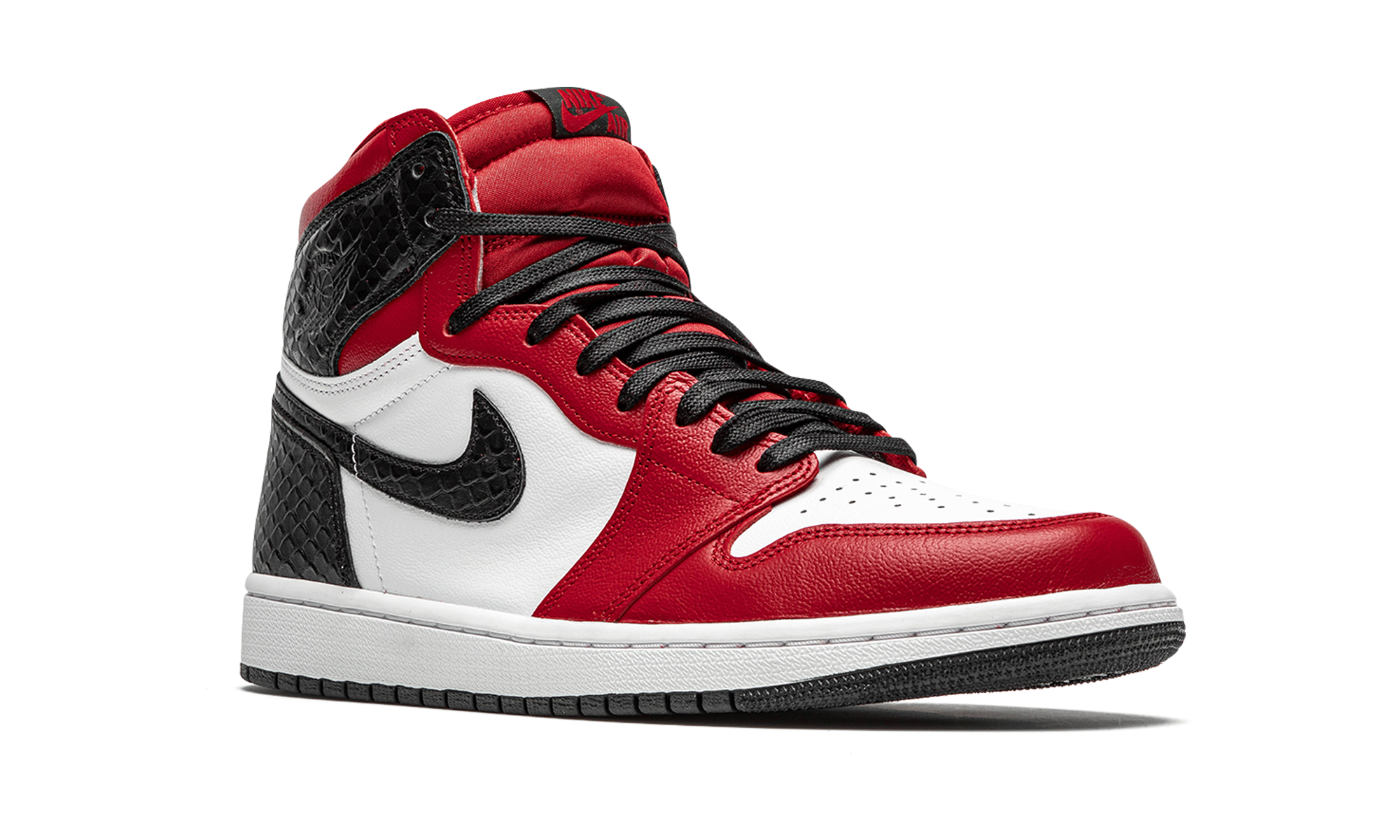 jordan 1 retro high satin snake chicago women s+CD0461-601+diagnol right view