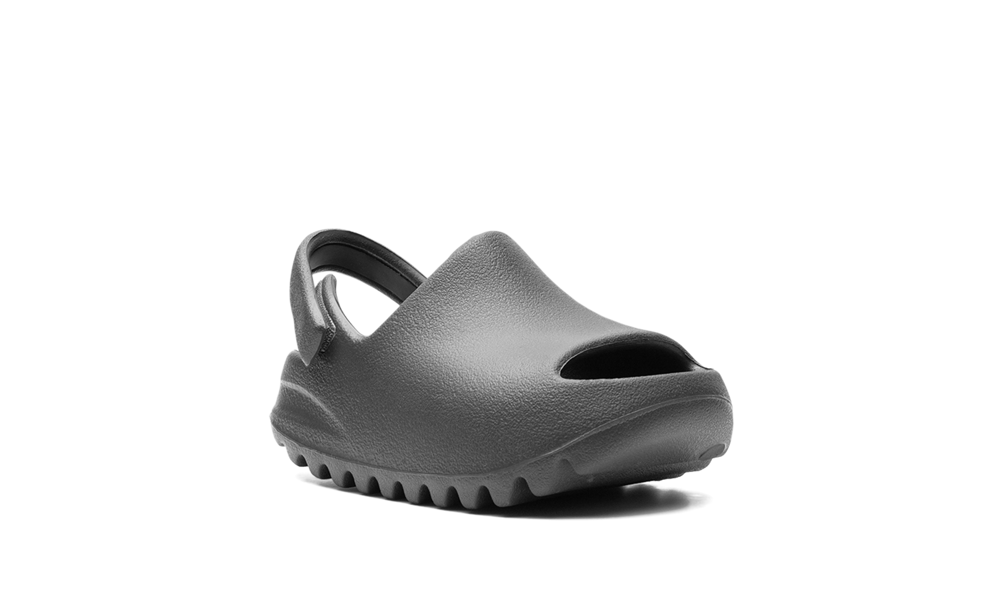 adidas yeezy slide dark onyx infants+ID5106+diagnol right view
