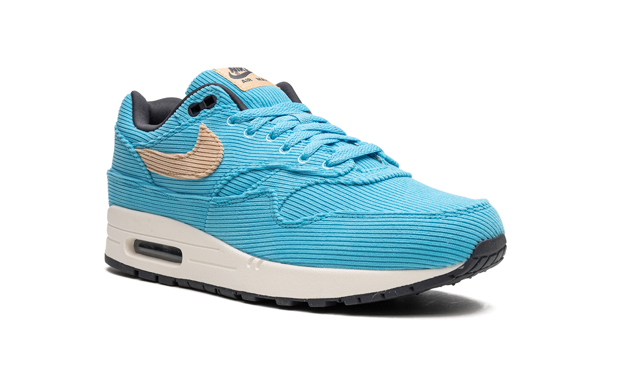 nike air max 1 corduroy baltic blue+FB8915-400+diagnol right view