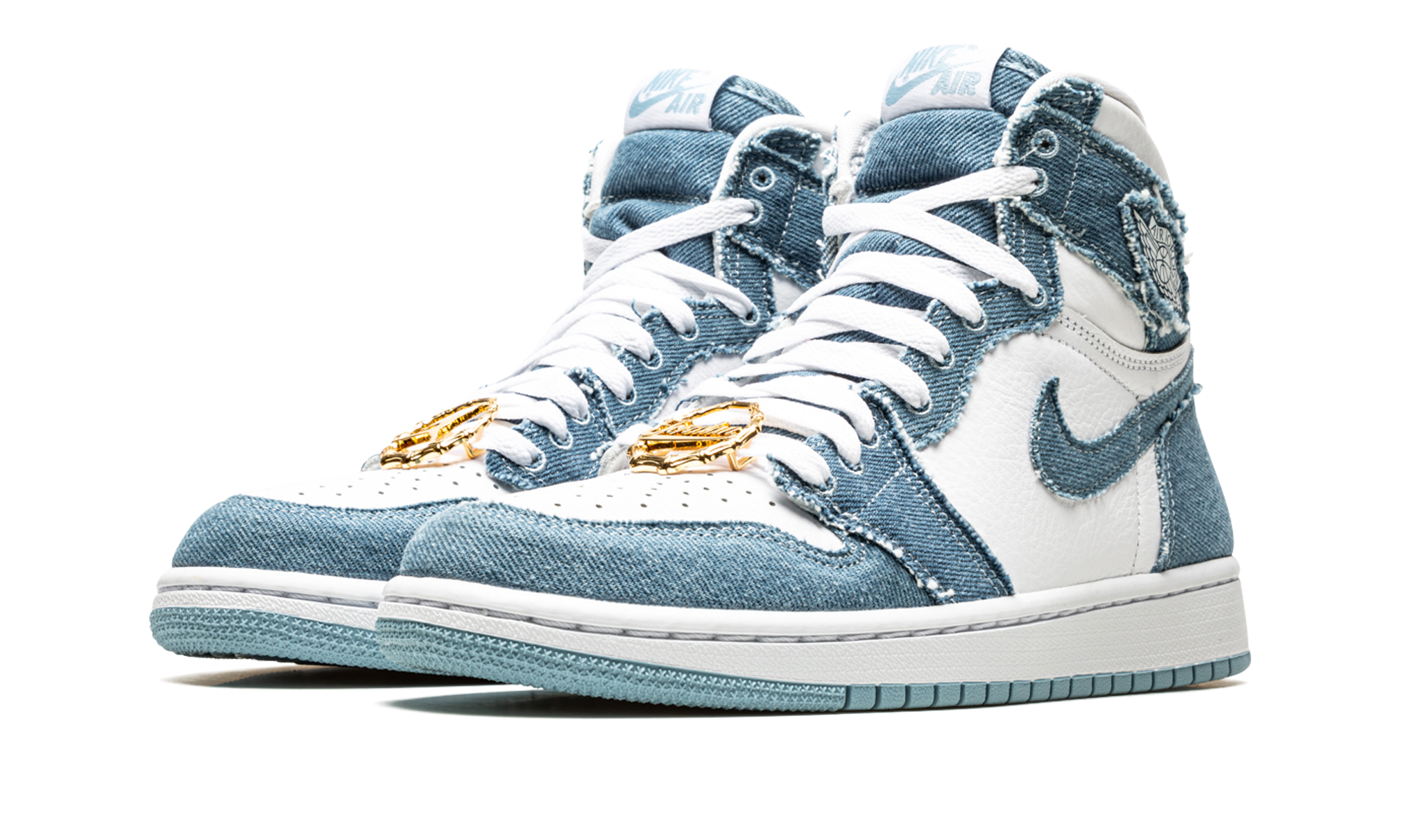 jordan 1 retro high og denim women s+DM9036-104+diagnol left view