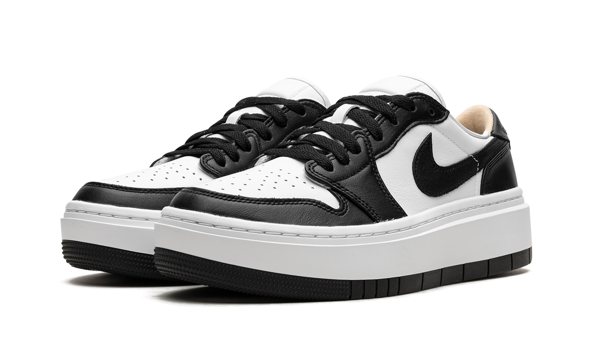 jordan 1 elevate low panda women s+DH7004-109+diagnol left view
