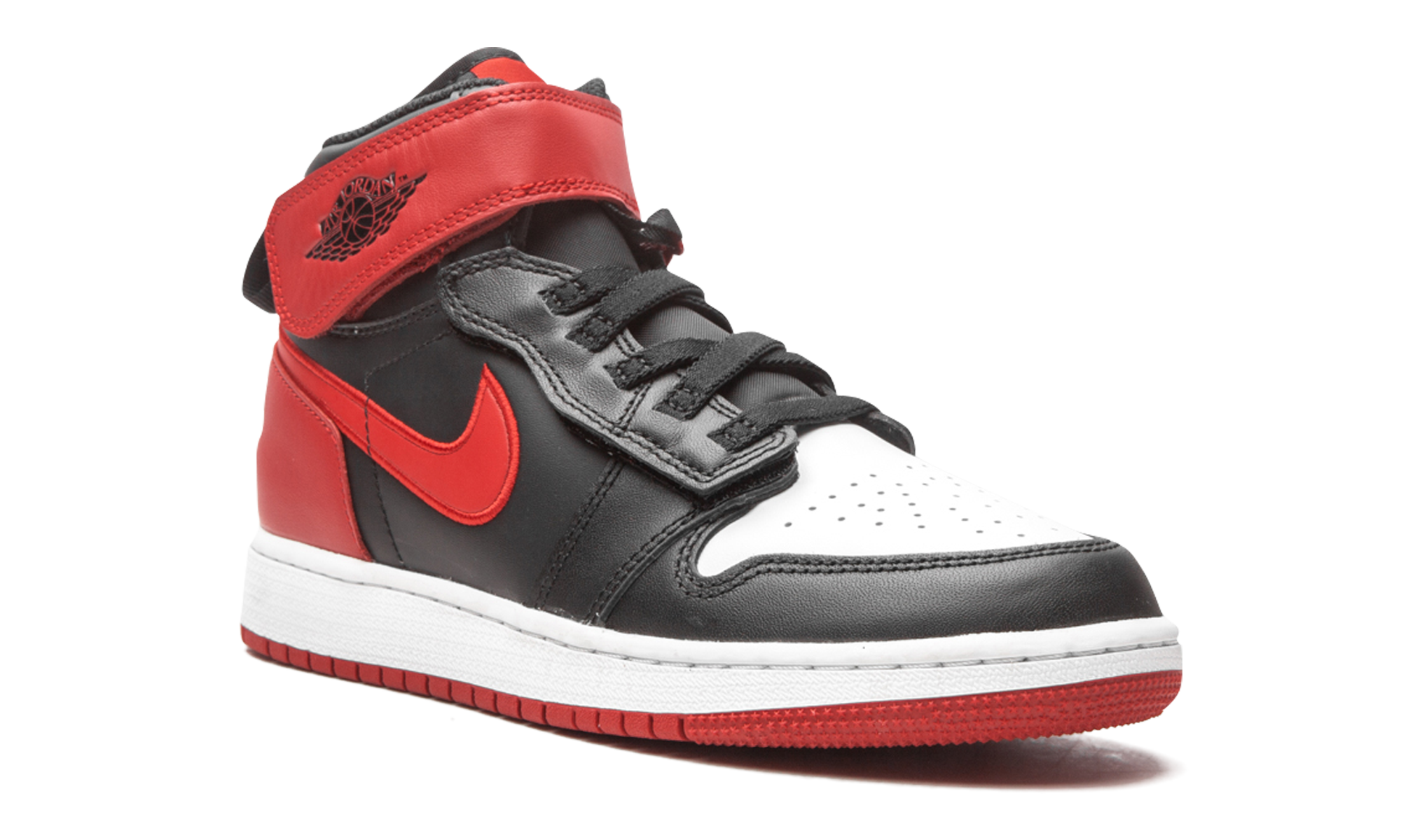 jordan 1 high flyease bred white toe gs+CT4897-001+diagnol right view