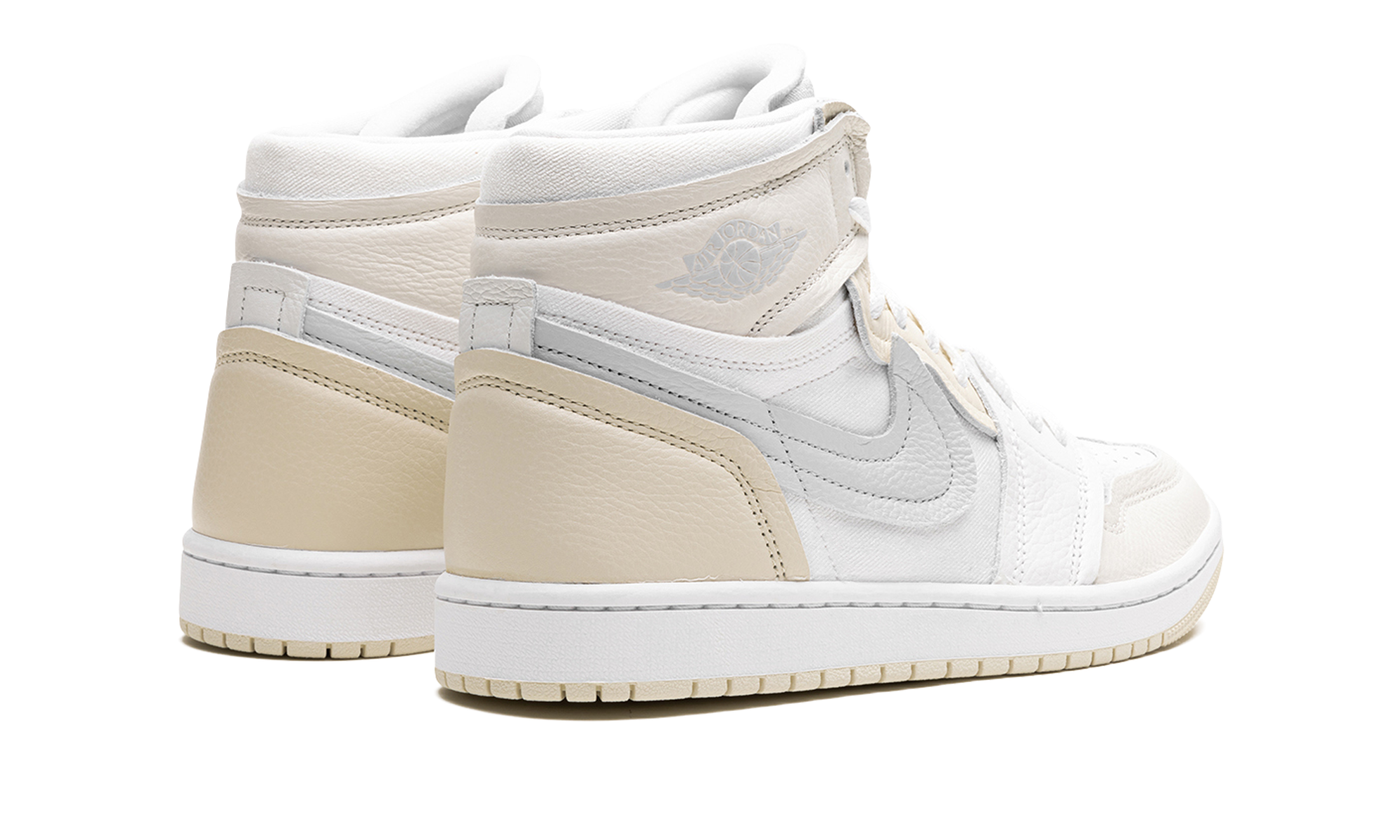 jordan 1 high method of make coconut milk women s+FB9891-100+diagnol right behind view