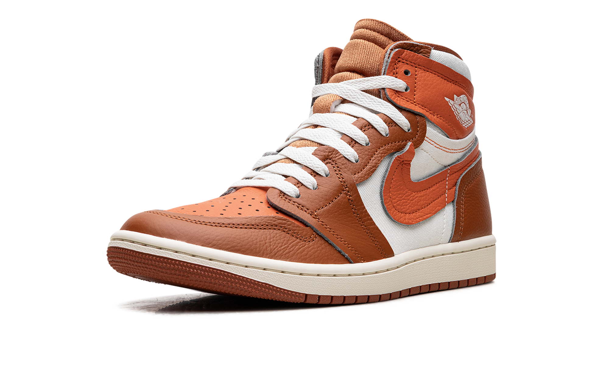 jordan 1 high method of make desert orange women s+FB9891-800+left diagnol single view