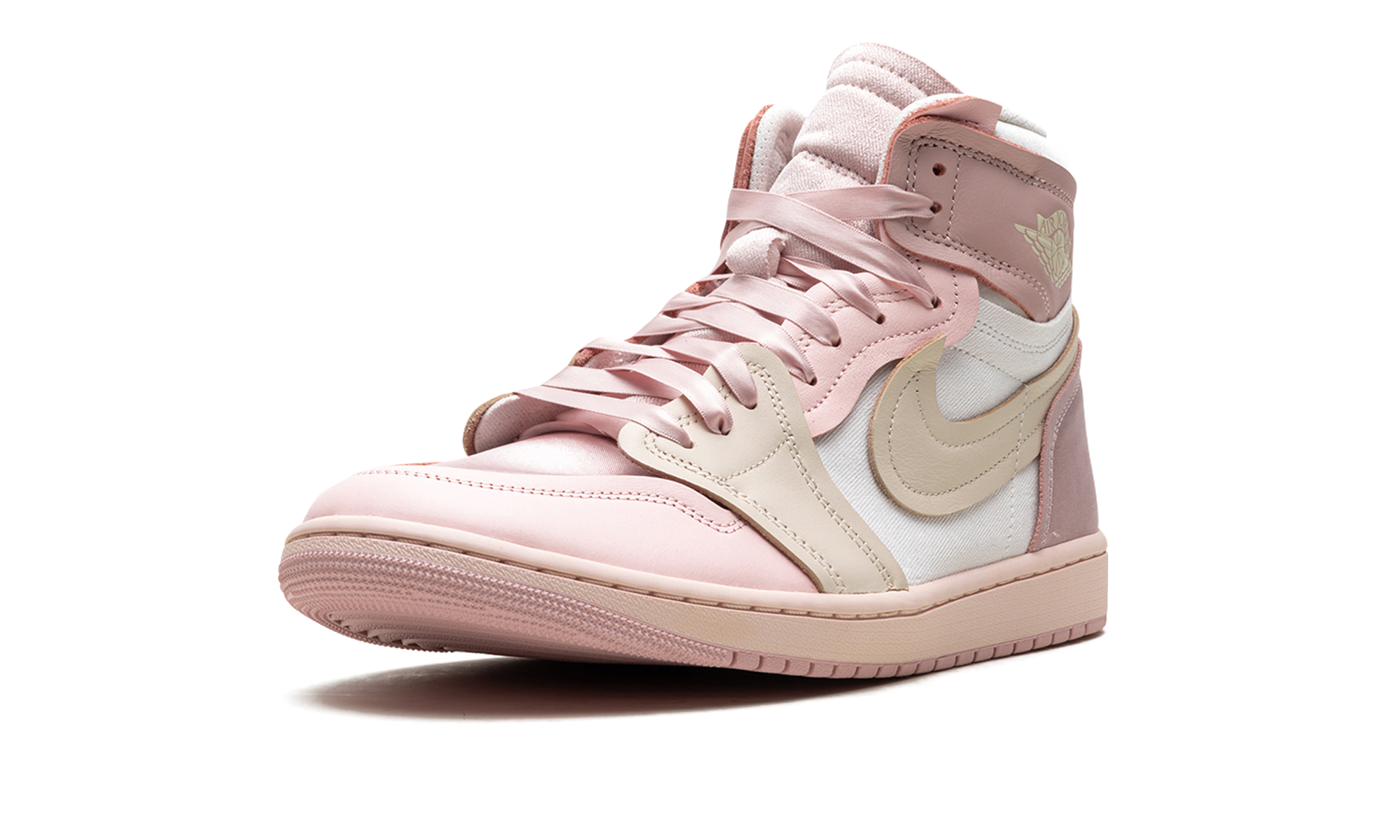 jordan 1 high method of make pink oxford women s+FZ8779-600+left diagnol single view