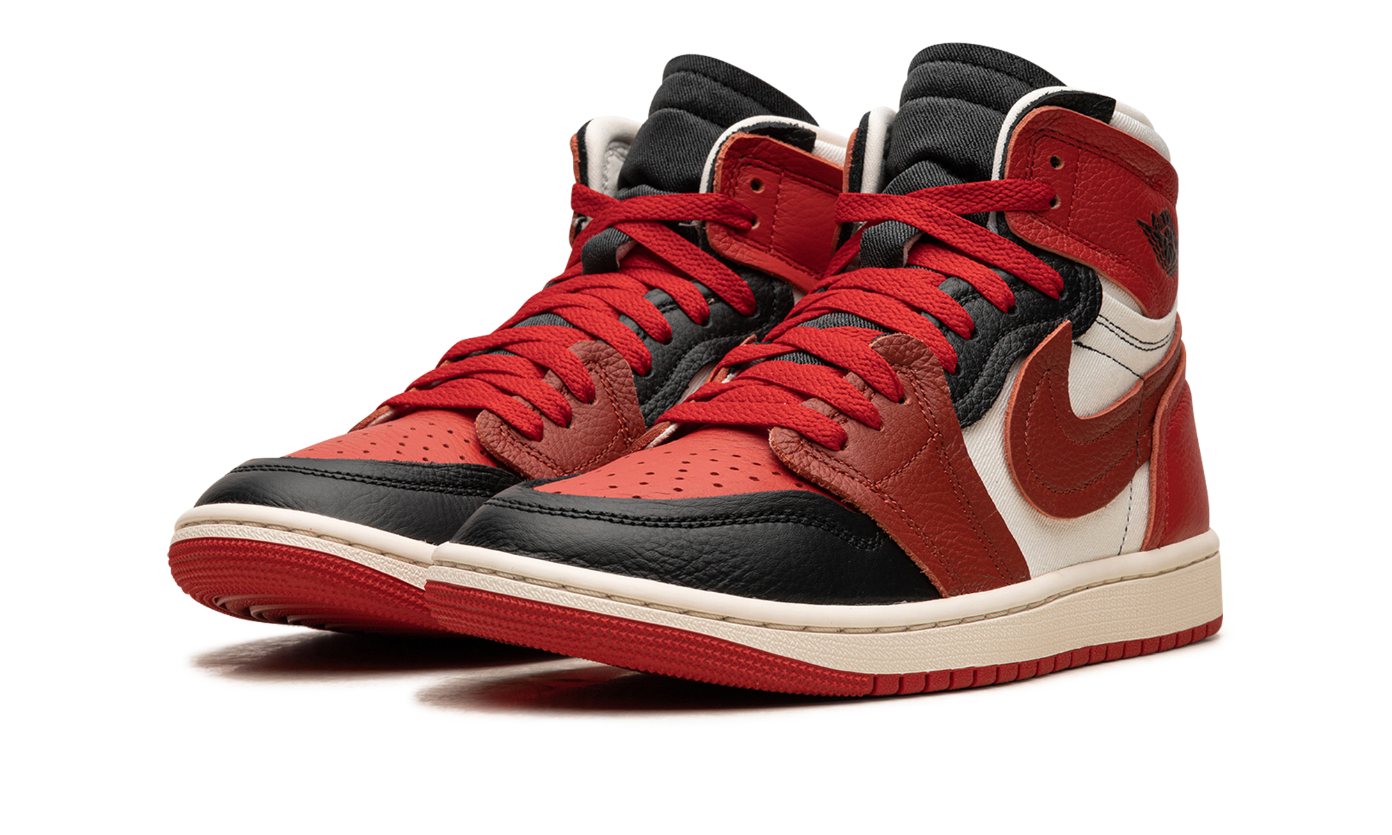 jordan 1 high method of make sport red women s+FB9891-600+diagnol left view