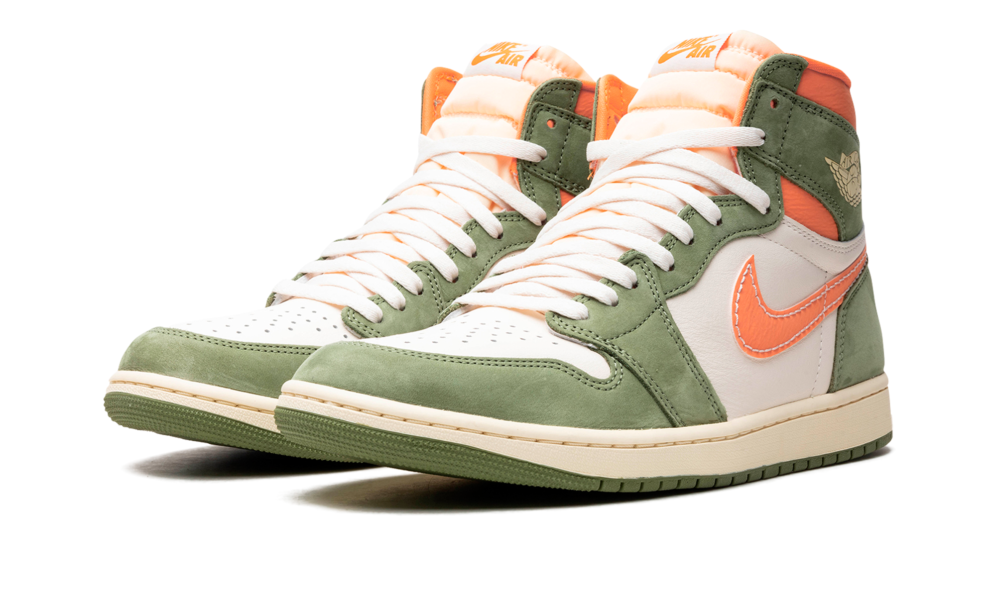 jordan 1 high og craft celadon+FB9934-300+diagnol left view