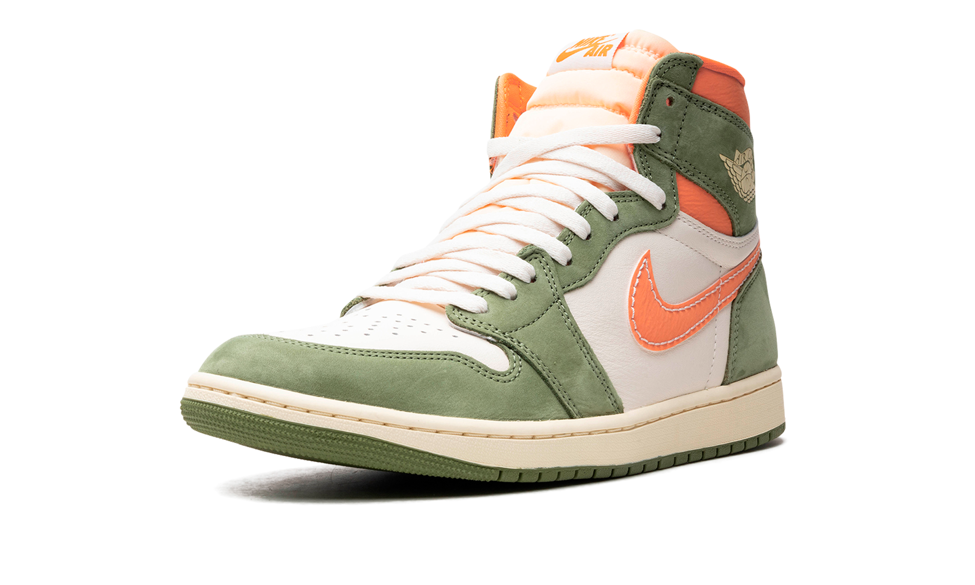 jordan 1 high og craft celadon+FB9934-300+left diagnol single view