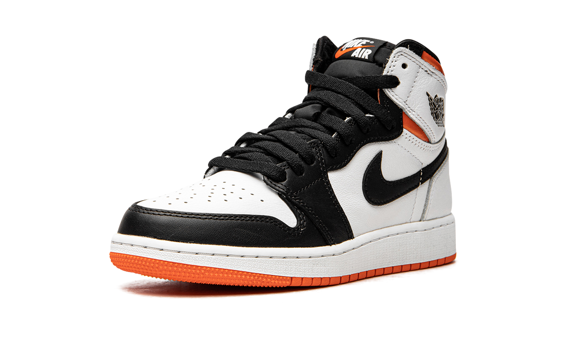 jordan 1 high og electro orange gs+575441-180+left diagnol single view