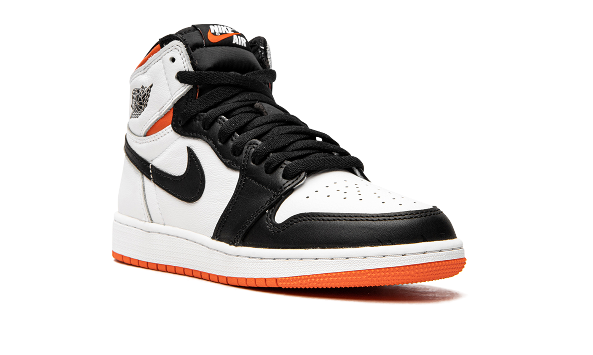 jordan 1 high og electro orange gs+575441-180+diagnol right view