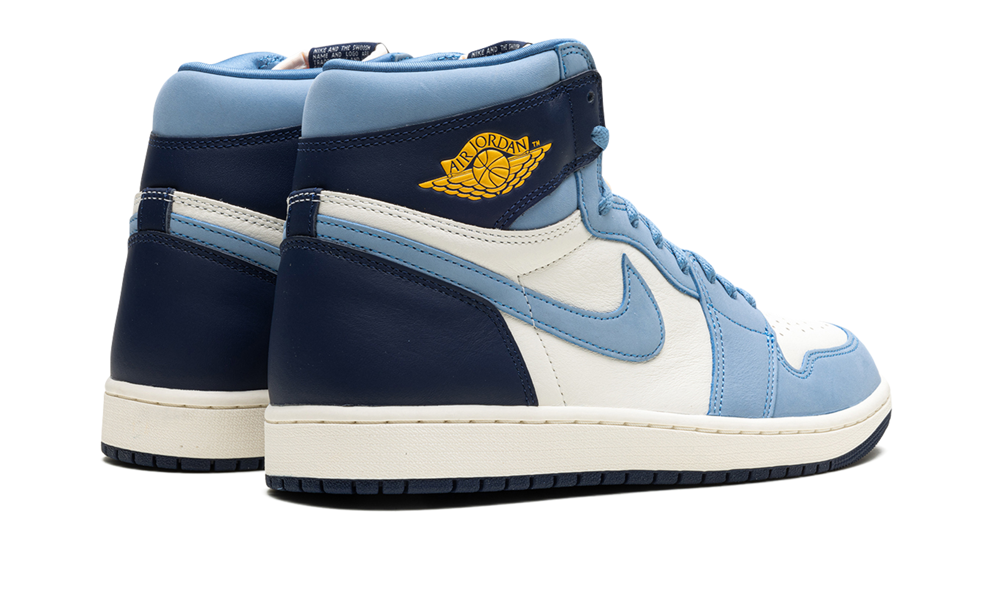 jordan 1 high og first in flight women s+FD2596-400+diagnol right behind view