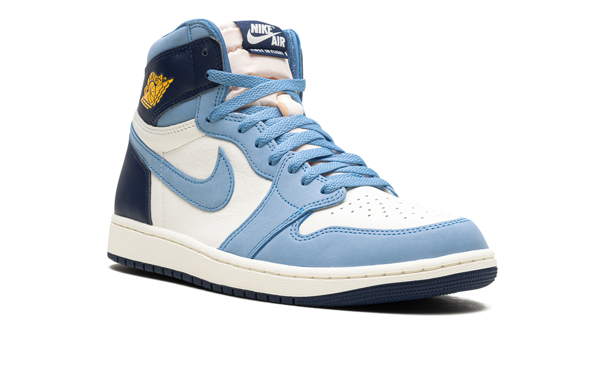 jordan 1 high og first in flight women s+FD2596-400+diagnol right view