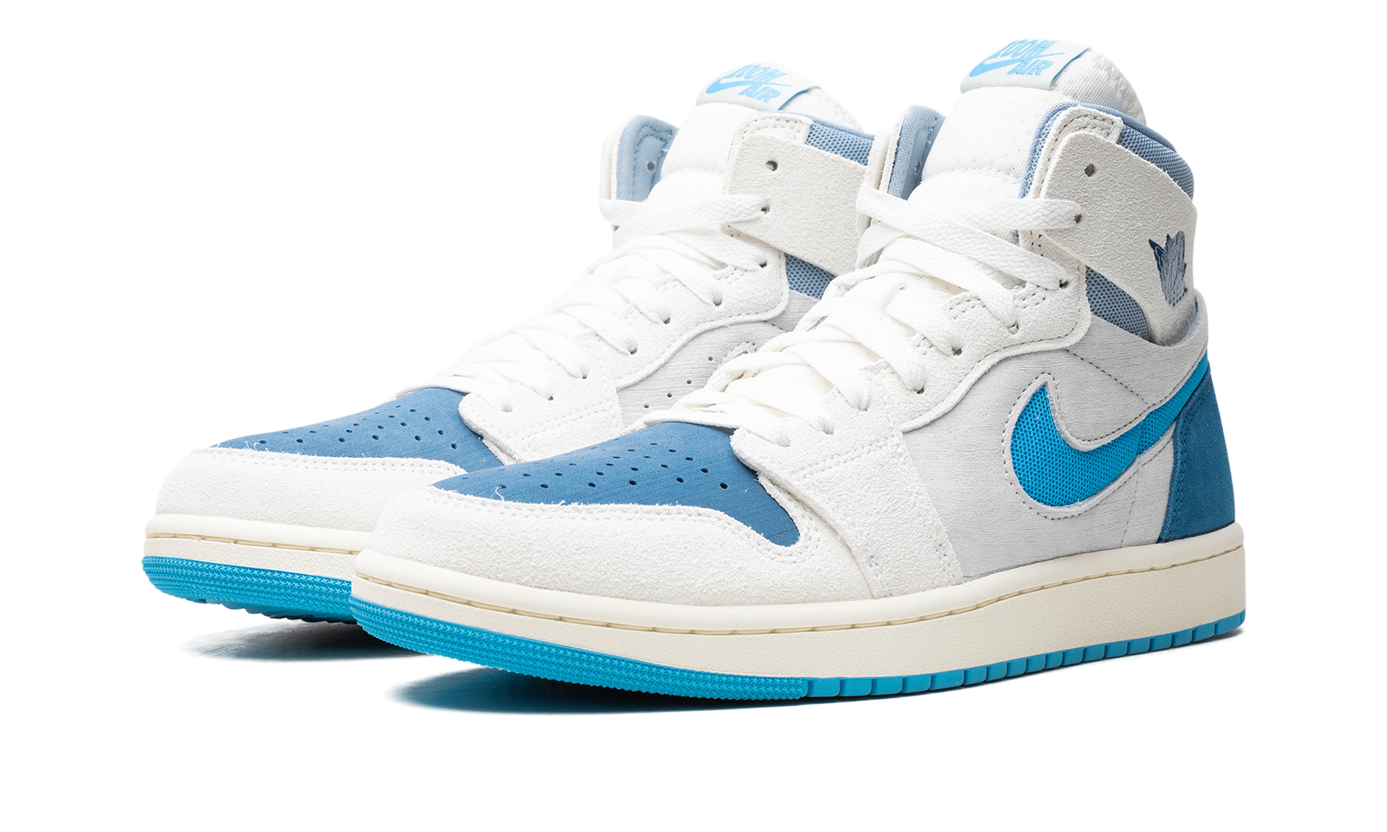 jordan 1 high zoom air cmft 2 dark powder blue+DV1307-104+diagnol left view