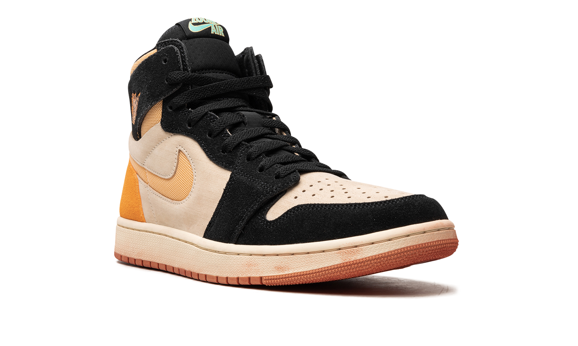 jordan 1 high zoom air cmft 2 muslin vivid orange+DV1307-100+diagnol right view