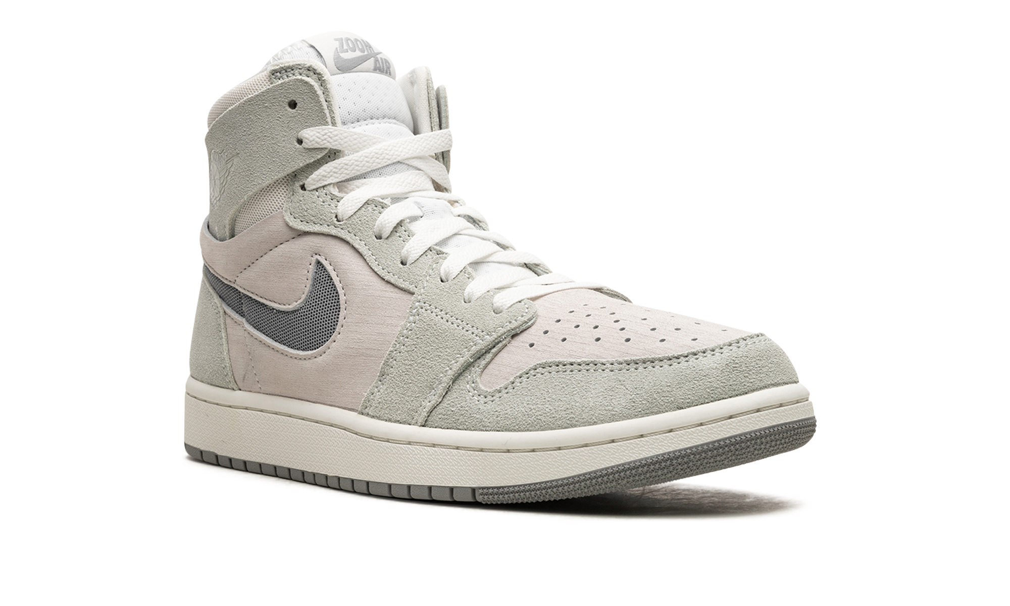 jordan 1 high zoom air cmft 2 particle grey+DV1307-101+diagnol right view