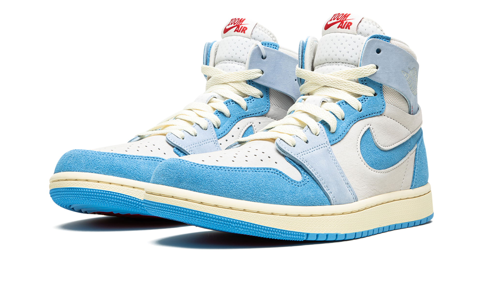 jordan 1 high zoom air cmft 2 phantom university blue women s+DV1305-004+diagnol left view