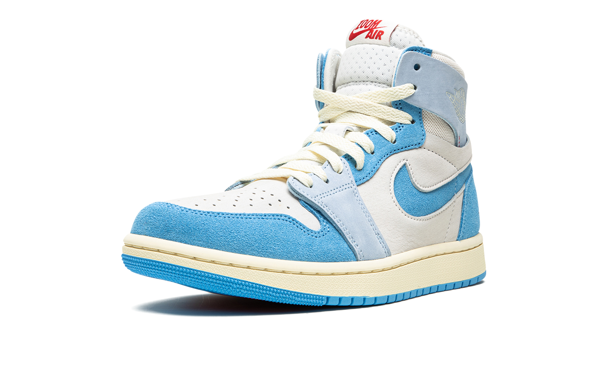 jordan 1 high zoom air cmft 2 phantom university blue women s+DV1305-004+left diagnol single view