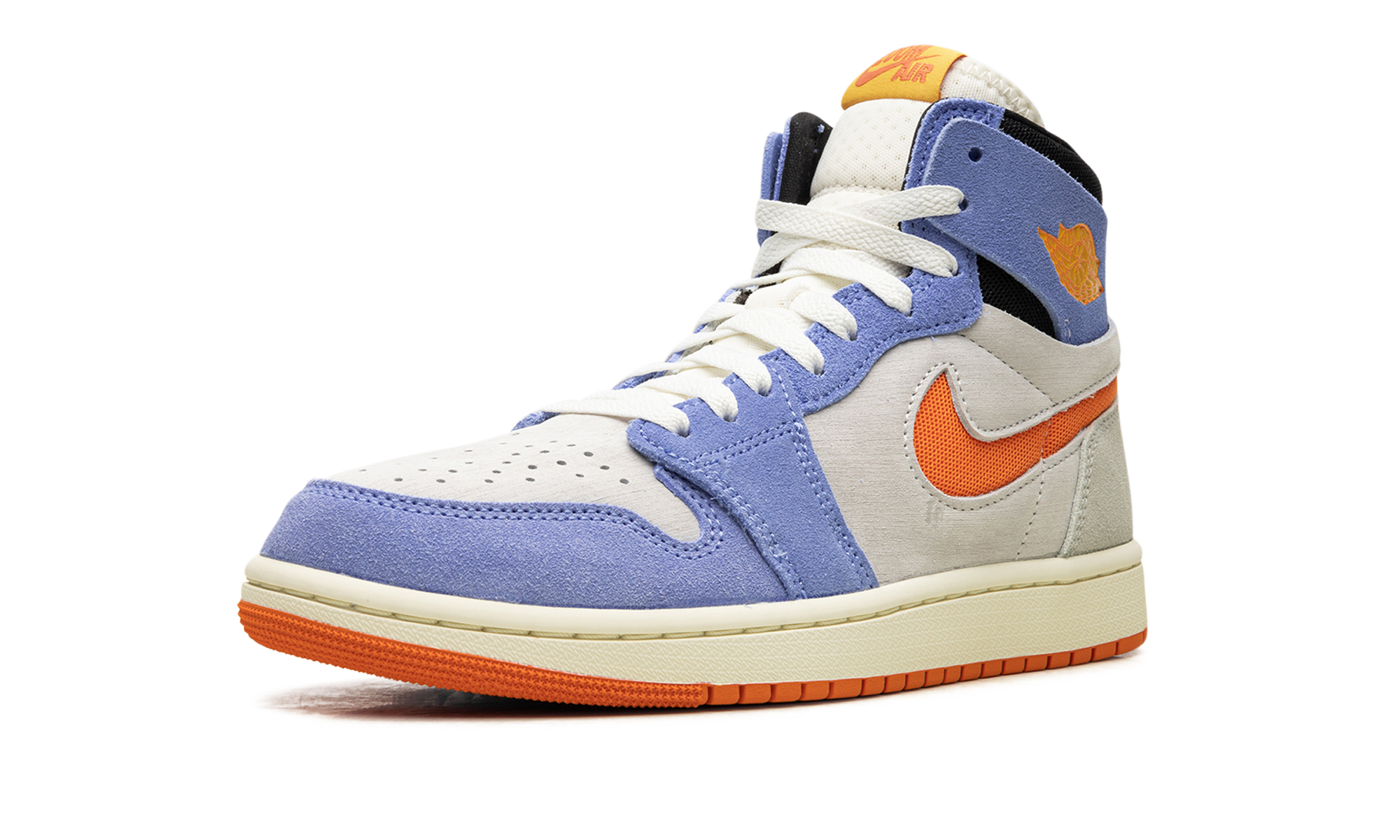 jordan 1 high zoom air cmft 2 royal pulse alpha orange+DV1307-184+left diagnol single view