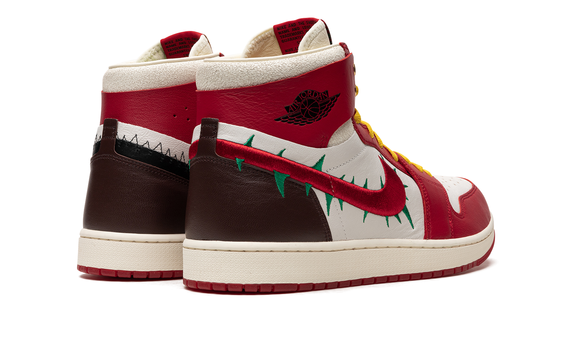jordan 1 high zoom air cmft 2 teyana taylor a rose from harlem women s+FJ0604-601+diagnol right behind view