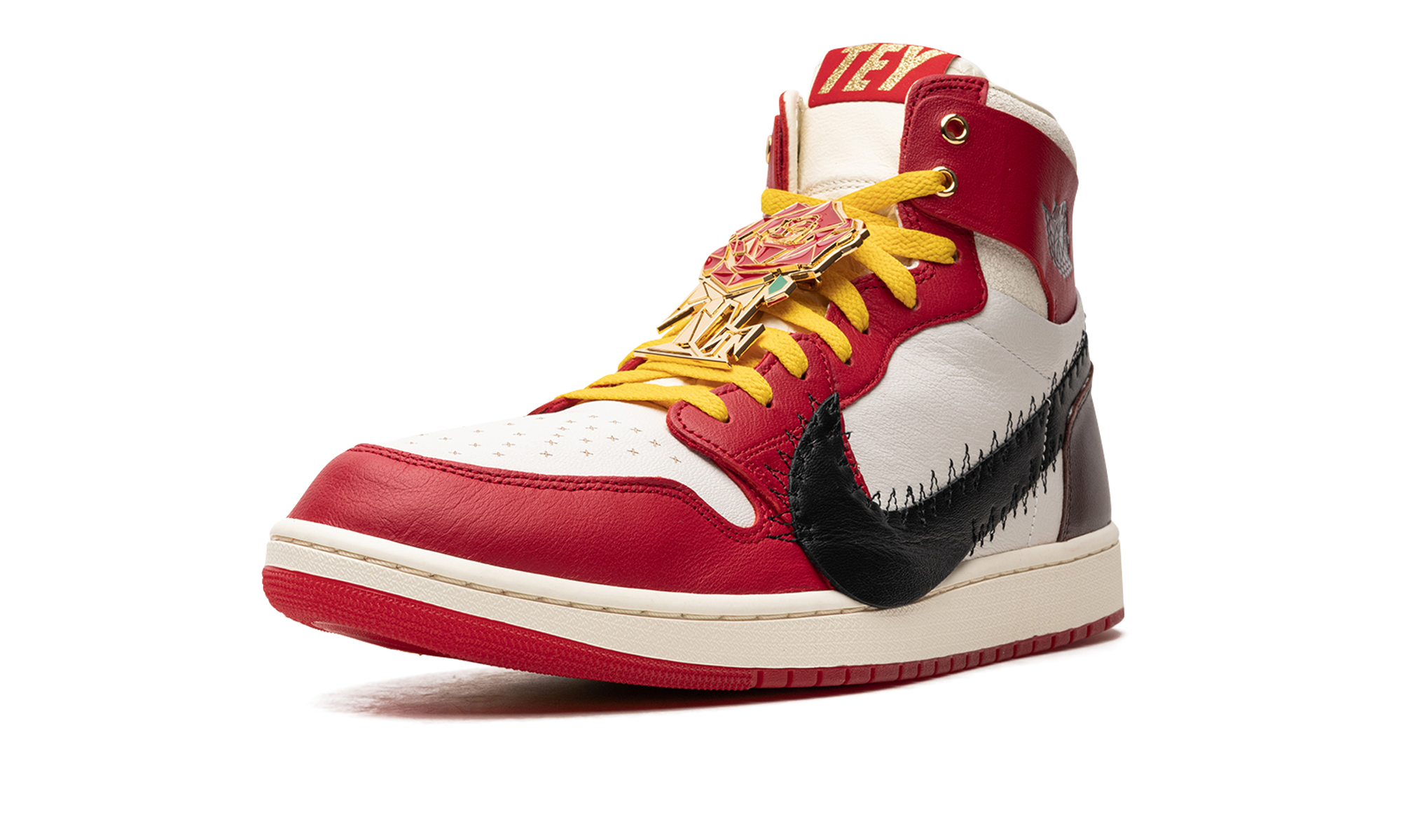 jordan 1 high zoom air cmft 2 teyana taylor a rose from harlem women s+FJ0604-601+left diagnol single view