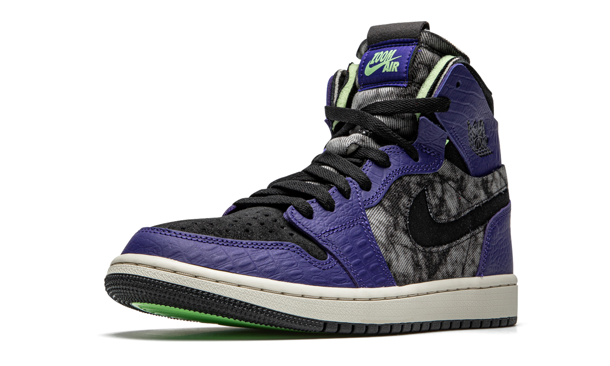 jordan 1 high zoom air cmft bayou boys+DC2133-500+left diagnol single view